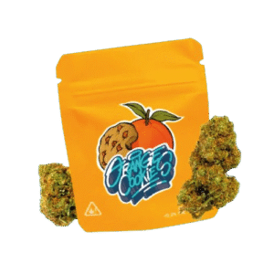Bolsa de flor Orange Cookies con cogollos, disponible con entrega express.