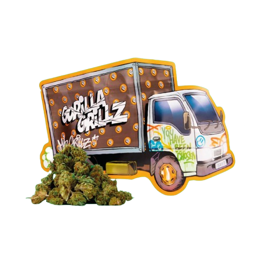 Bolsa de 25 gramos de cogollos pequeños de CBD, ideal para quienes buscan CBD barato en Menorca.